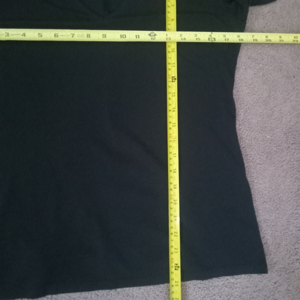 NWT Bold Elements Black Cold Shoulder Blouse Sz L… - image 3